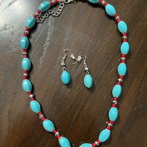Necklace and Earrings